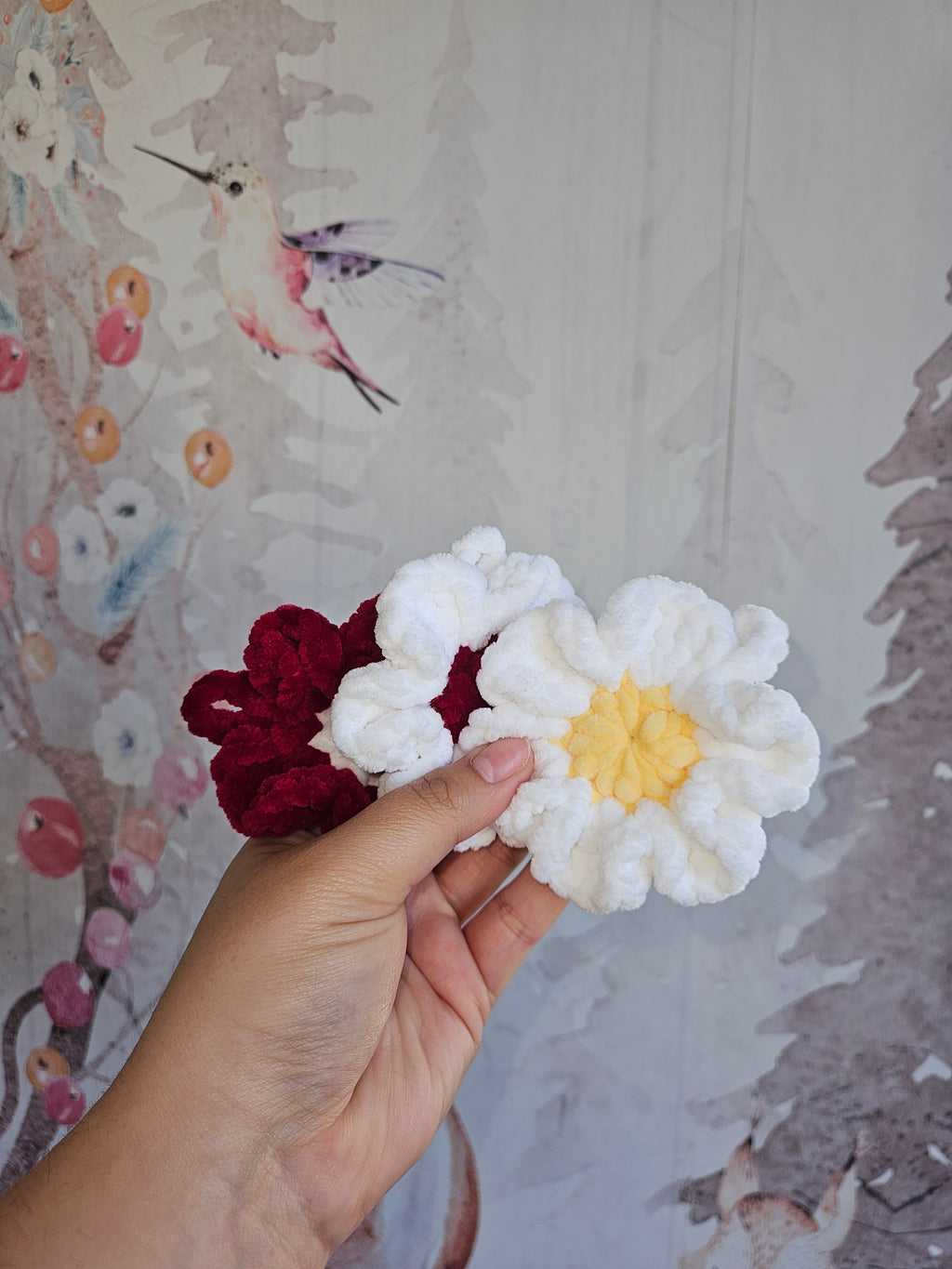 Deco fleur porte clé 🌸